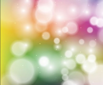 Colorful Bokeh Background Vector Graphic