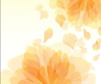 Abstract Flower Leaves Background Vector Illustration