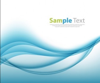 Abstract Waves Blue Background Vector