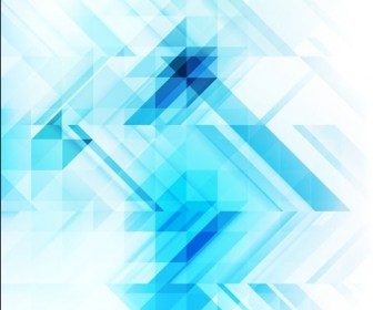 Abstract Blue Geometric Mosaic Background