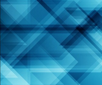 Geometrical Abstract Blue Vector Background