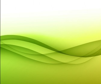 Green Abstract Wave Background