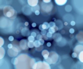 Blue Bokeh Vector Background