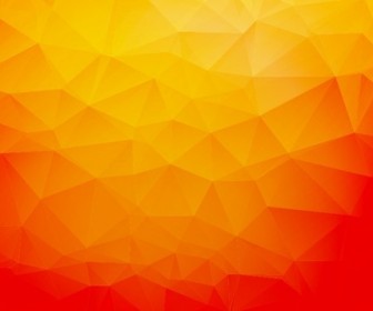 Orange Abstract Geometric Background